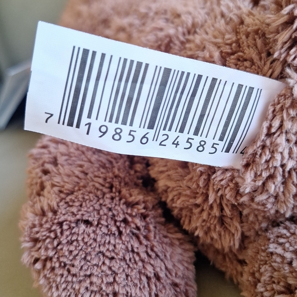 Goffa Brown Bear Plush Lovable Huggable Gingham Bow Stuffed Animal Toy Tagged - Picture 12 of 13